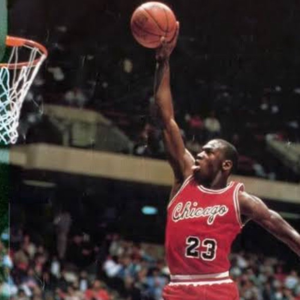 Michael Jordan Chicago Bulls Rookie Vintage Nike Team Jersey - Picture 10 of 11